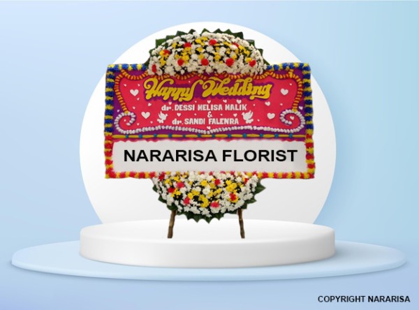 Bunga Papan Pernikahan