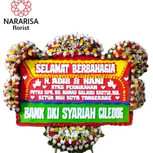Karangan Bunga Papan Pernikahan PP - 03