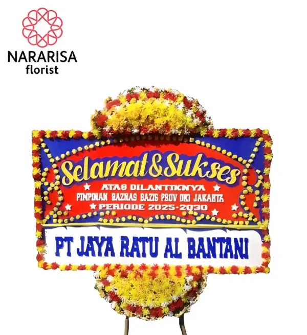 Karangan Bunga papan Selamat PS - 16