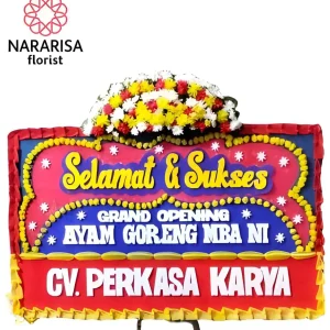 Karangan Bunga papan Selamat PS - 20