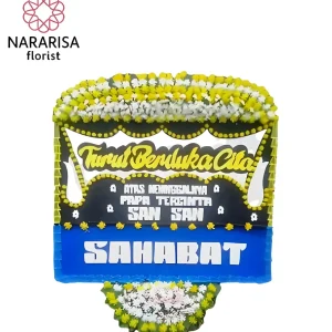 Karangan Bunga Papan Duka Cita DC - 16