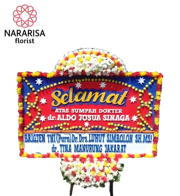 Karangan Bunga Papan Selamat PS - 04