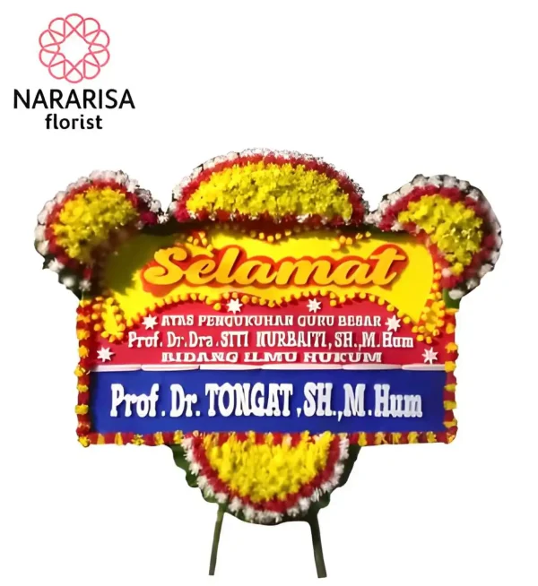 Karangan Bunga papan Selamat PS - 10