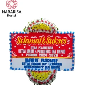 Karangan Bunga papan Selamat PS - 09