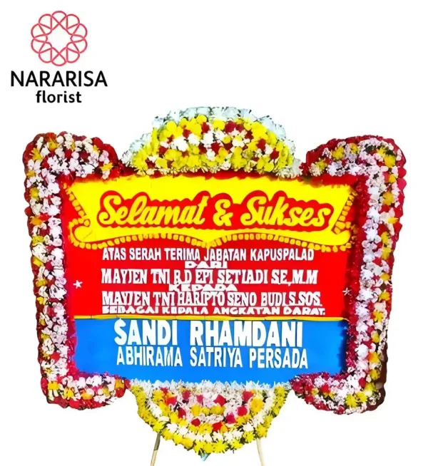Karangan Bunga papan Selamat PS - 08