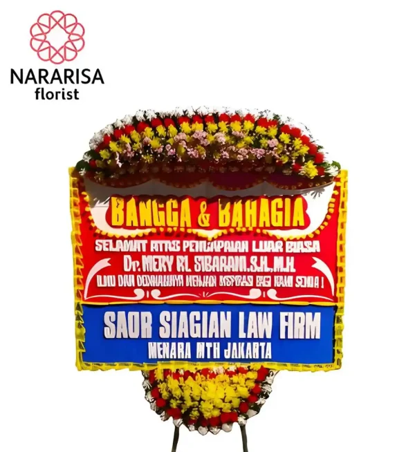 Karangan Bunga papan Selamat PS - 07