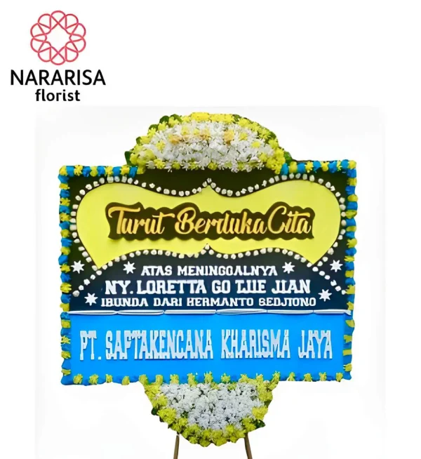 Karangan Bunga Papan Duka Cita DC - 08