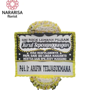 Karangan Bunga Papan Duka Cita DC - 09