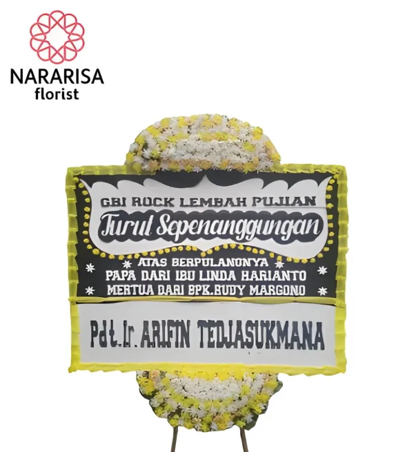 Karangan Bunga Papan Duka Cita DC - 09