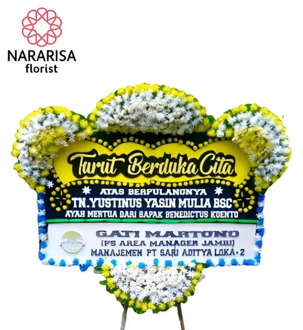 Karangan Bunga Papan Duka Cita DC - 12