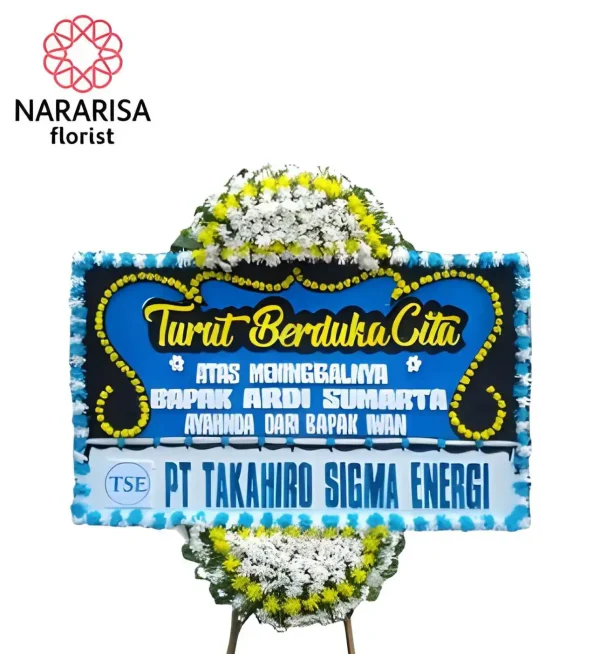 Karangan Bunga Papan Duka Cita DC - 19