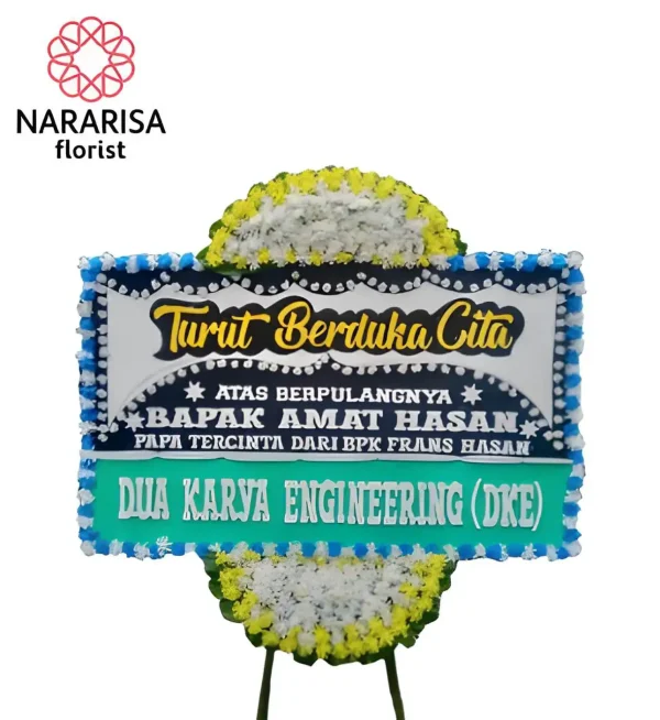 Karangan Bunga Papan Duka Cita DC - 18