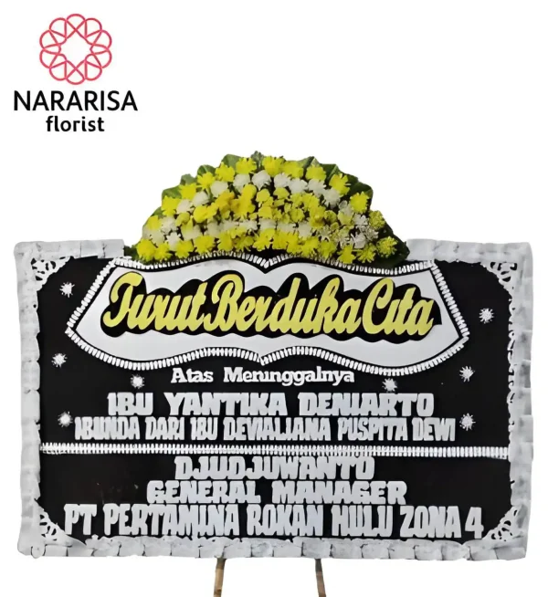Karangan Bunga Papan Duka Cita DC - 05