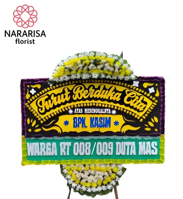 Karangan Bunga Papan Duka Cita DC-01