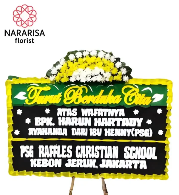 Karangan Bunga Papan Duka Cita DC - 07