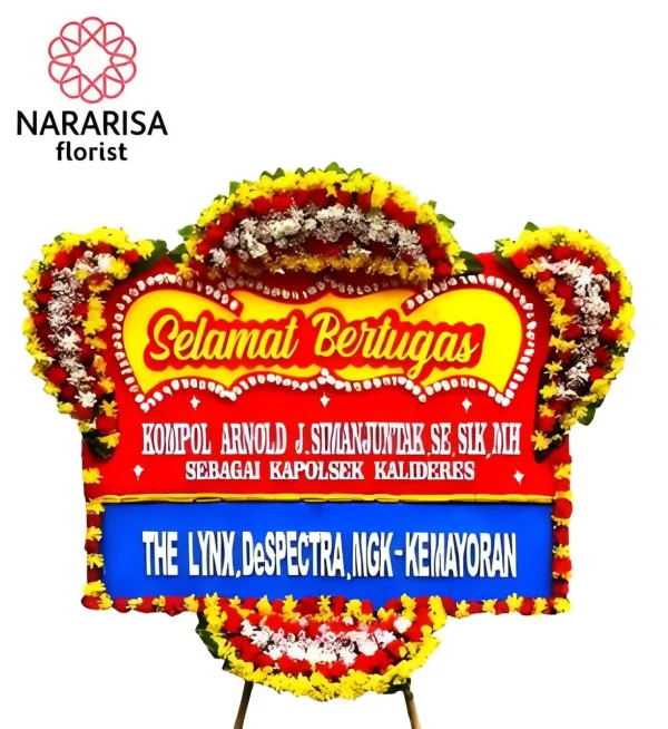 Karangan Bunga papan Selamat PS - 12
