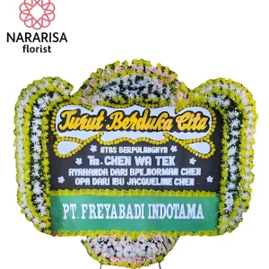 Karangan Bunga Papan Duka Cita DC - 15